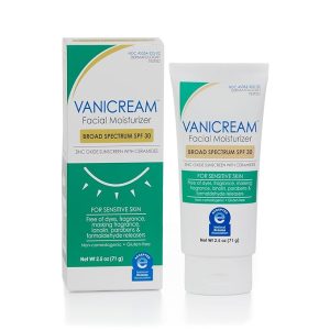 Vanicream Facial Moisturizer with SPF 30 – Mineral Sunscreen